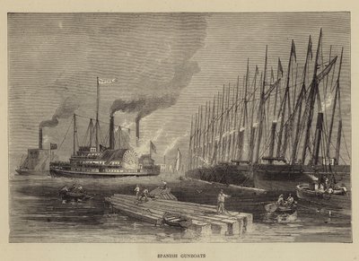Spaanse Kanonneerboten door Walter William May
